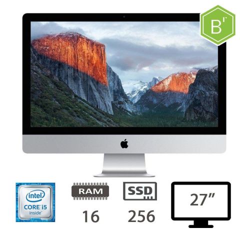 REGLOO IMAC 27 5K (L15)I5-6500/16/SSD256/R9M380/2Y - B