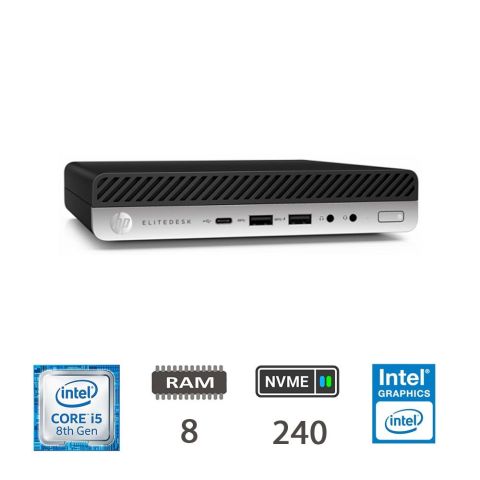 REGLOO HP 800 G5 DM I5-8400T/8/NVME240/W10P/2Y