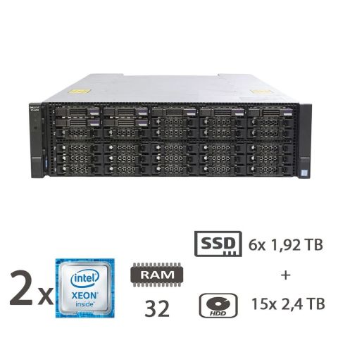 REGLOO STORAGE DELL SCV3020 6XSSDSAS1,92TB+15XHDDSAS2,4TB