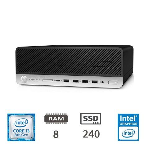 REGLOO HP PRODESK 600 G4 SFF - I3-8100/8/SSD240/W10P/2Y