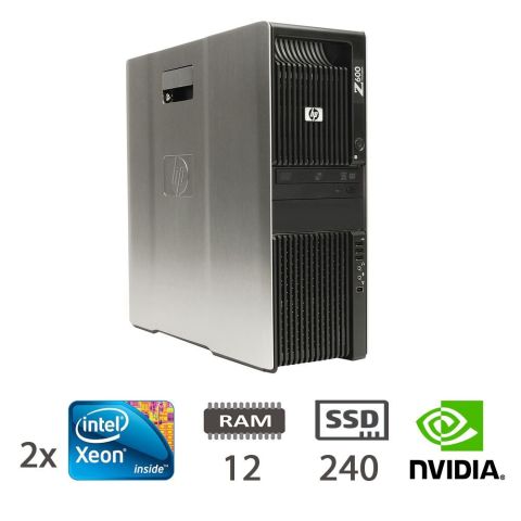 REGLOO HP Z600 - 2xE5504/12/SSD240/FX380/W10PMAR/2Y