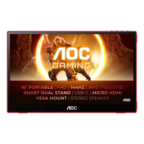 AOC 15,6 IPS 1920X1080 144HZ SPEAKERS MICROHDMIX1