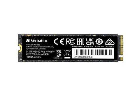 VERBATIM VERBATIM VI5000 PCIE4 NVME M.2 SSD 512GB