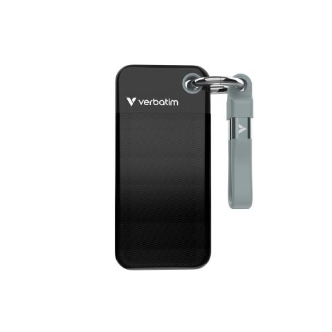 VERBATIM VERBATIM POCKET SSD USB 3.2 GEN 2 1TB BLACK/GREY