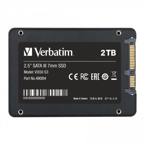 VERBATIM VERBATIM VI550 INTERNAL SATA III 2.5 SSD 2TB