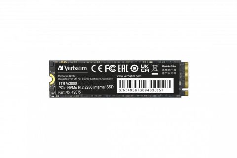 VERBATIM VERBATIM VI3000 PCIE NVME M.2 SSD 1TB
