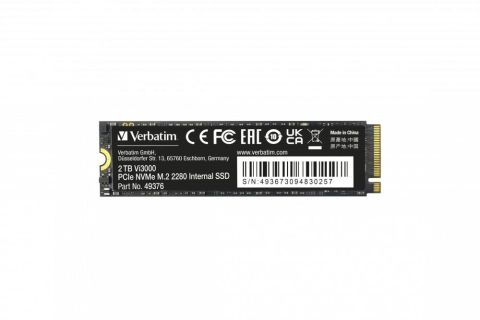 VERBATIM VERBATIM VI3000 PCIE NVME M.2 SSD 2TB