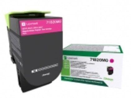 LEXMARK TONER CS/CX3/4/517 RETURN MAGENTA (2.3K )