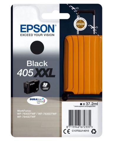 EPSON CARTUCCIA 405XXL SERIE VALIGIA NERO 37,2ML