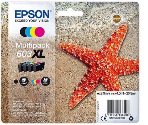 EPSON CARTUCCIA 603XL SERIE STARFISH MULTIPACK