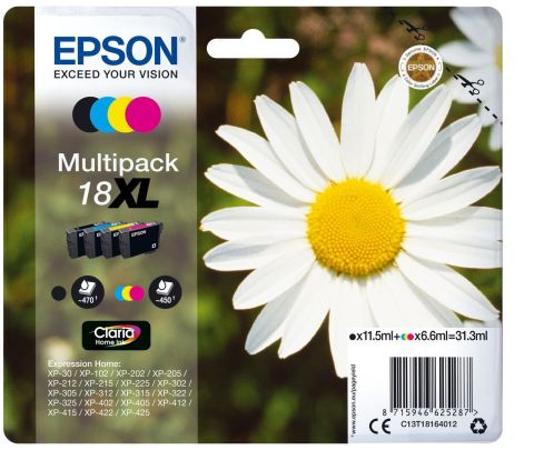 EPSON CARTUCCIA 18XL SERIE MARGHERITA MULTIPACK