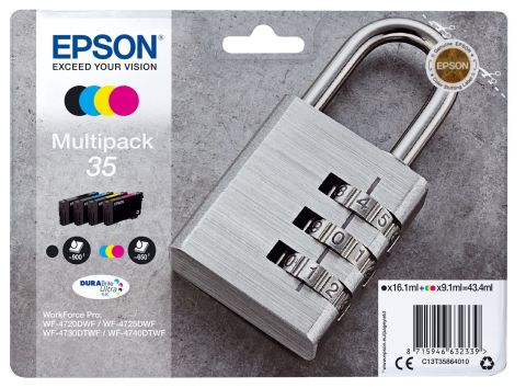 EPSON CARTUCCIA 35 SERIE PADLOCK MULTIPACK