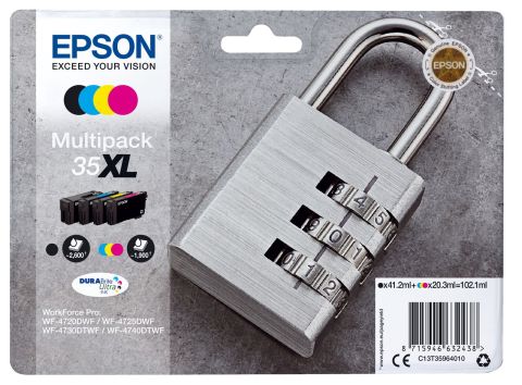 EPSON CARTUCCIA 35XL SERIE PADLOCK MULTIPACK