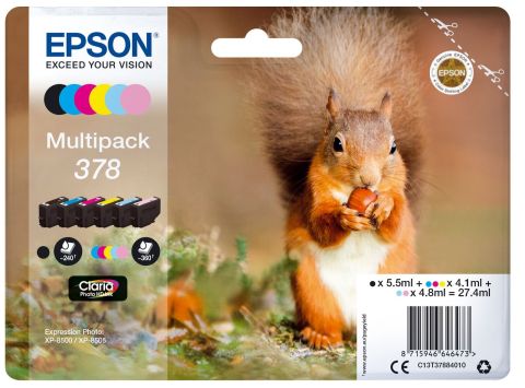 EPSON CARTUCCIA 378 SERIE SCOIATTOLO MULTIPACK