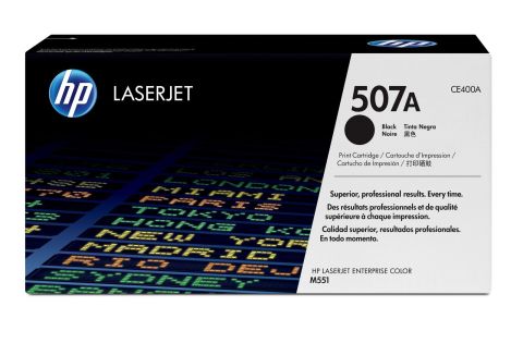 HP INC. HP 507A BLACK LASERJET TONER CARTRIDGE