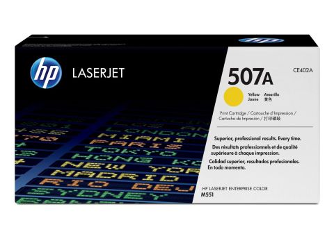 HP INC. HP 507A YELLOW LASERJET TONER CARTRIDGE