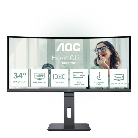 AOC 34 WLED 3440X1440 21:9 100HZ HDMI/DP/HUB USB
