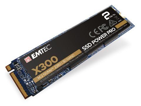 EMTEC EMTEC X300 SSD M2 NVME PCLE GEN 3X4 2TB 3D NAND