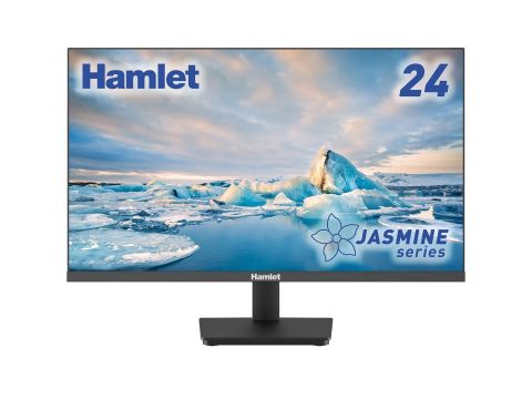 HAMLET Monitor 23,8 IPS 100HzAudio+HDMI+VGA+DP Regolabile