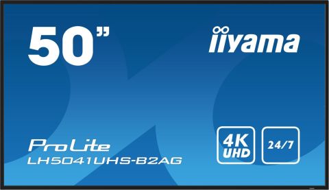 IIYAMA 50 3840x2160, 4K UHD VA panel, 25 Haze