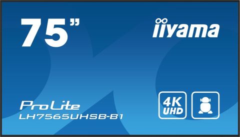 IIYAMA 75 3840x2160, UHD IPS panel
