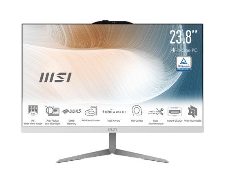 MSI AIO CORE 5 120U 8GB 512GB 23.8FHD WIN11PRO WHITE