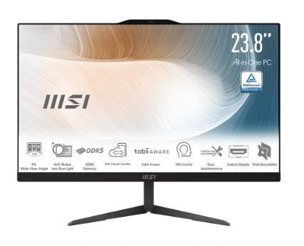 MSI AIO CORE 3 100U 8GB 256GB SHARED 23.8FHD WIN11PRO