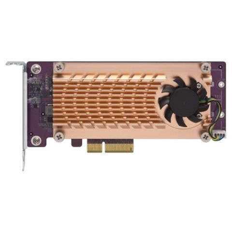 QNAP DUAL M.2 22110 2280 PCIE SSD CARD PCIE GEN2 X4