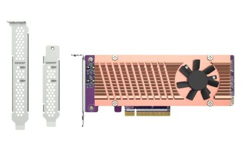 QNAP DUAL M.2 PCIE SSD EXPANSION 2280 22110 GEN3 X4