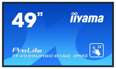 IIYAMA 49 PCAP 15P TOUCH BLACK (NO BORDER)