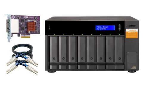 QNAP 8-BAY DESKTOP SATA JBOD EXPANSION UNIT