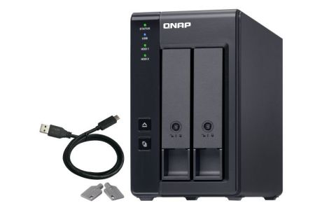 QNAP QNAP DAS 2 BAIE 3.5 SATA, 1 X USB 3.0 TYPE-C